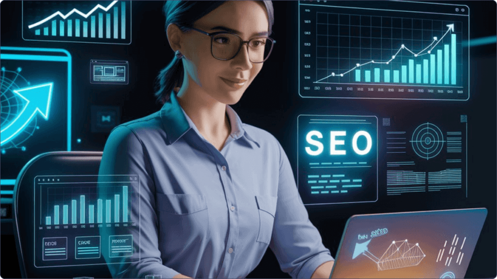 Imagem ilustrando técnicas de SEO para aumentar a autoridade do site no Google e melhorar seu ranking.