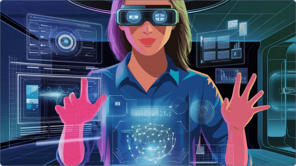 Imagem demonstrando o Guia completo sobre o metaverso, futuro digital em 2025.