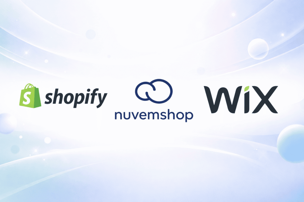as Plataformas: Shopify, wix e nuvemshop facilitam a criação de sites e lojas virtuais, porém, o conteúdo do site nunca ser´seu, ja que você paga uma mensalidade para ambas, em troca de usar a estrutura deles.