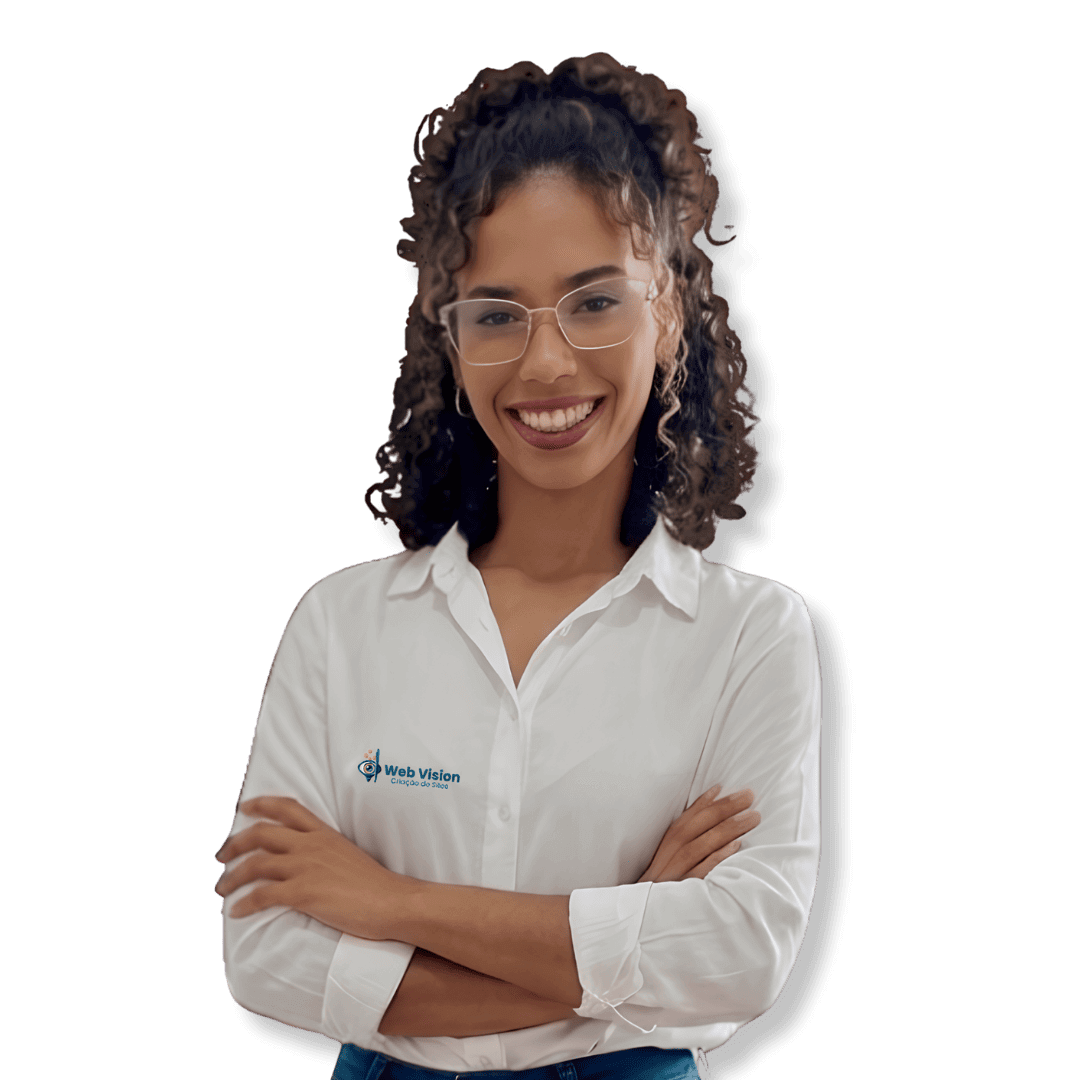 WebDesigner Aline SIlva - Responsável pela WebVision - Desenvolvimento e Otimização de Sites